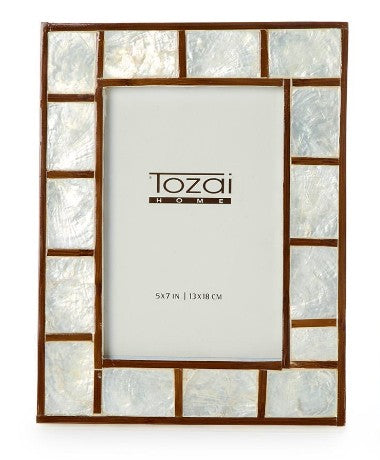 Bamboo Capiz Shell 5x7 Frame