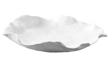 WHITE FREE FORM BOWL, LARGE