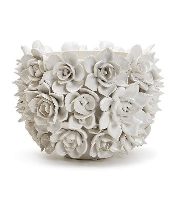Succulent Ceramic White Planter/Vase-Small