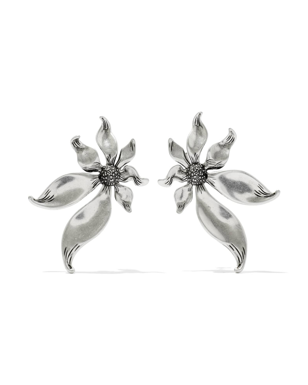 Anya Silver Flower Stud Earring