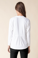 Travel Shirred Back Open Front Jacket