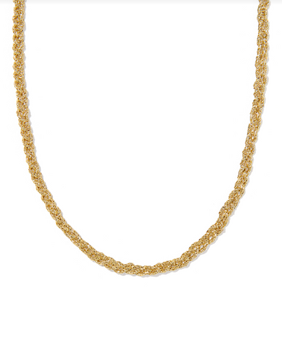 Gabriella Gold Braided Chain Necklace