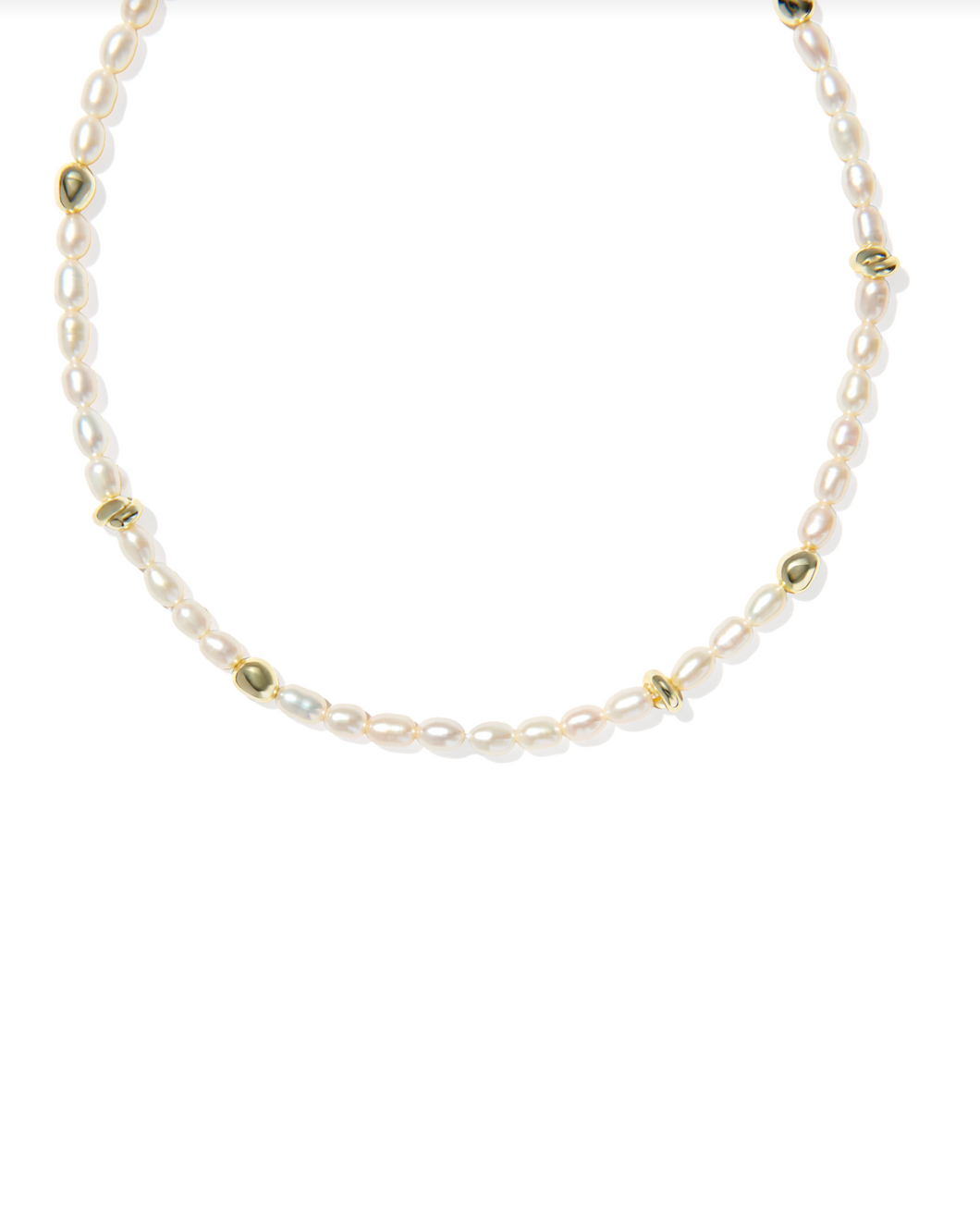 Gabriella Pearl Gold Strand Necklace