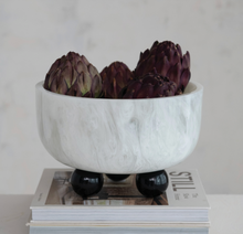 Marble Resin Ball Feet Bowl