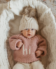 Hi. Rosy Crewneck Sweater 18-24M