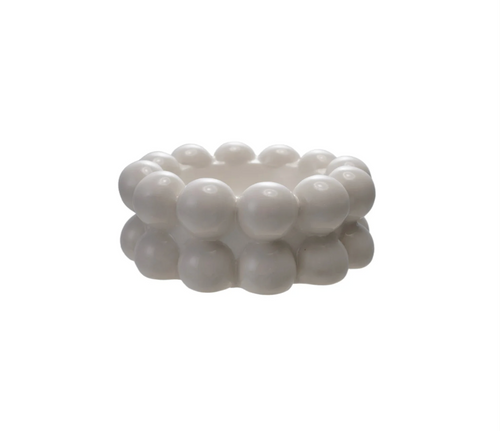 White Stoneware Bowl