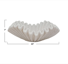 Resin Ruffled Bowl