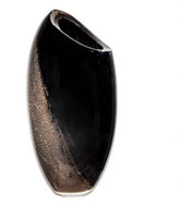 Black Morano Glass Vase