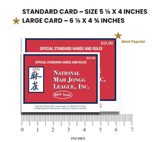 2026 National Mah Jongg League Large Card