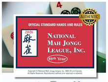 2026 National Mah Jongg League Large Card