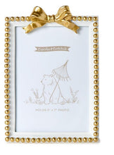 Golden Bow White 5x7 Frame
