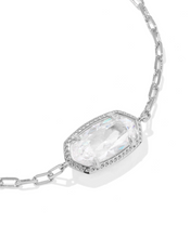 Elaina Silver CZ Luxe Chain Bracelet