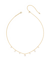 Cailin Gold Ivory Delicate Strand Necklace
