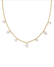 Cailin Gold CZ Delicate Strand Necklace