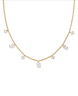 Cailin Gold CZ Delicate Strand Necklace