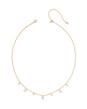 Cailin Gold CZ Delicate Strand Necklace
