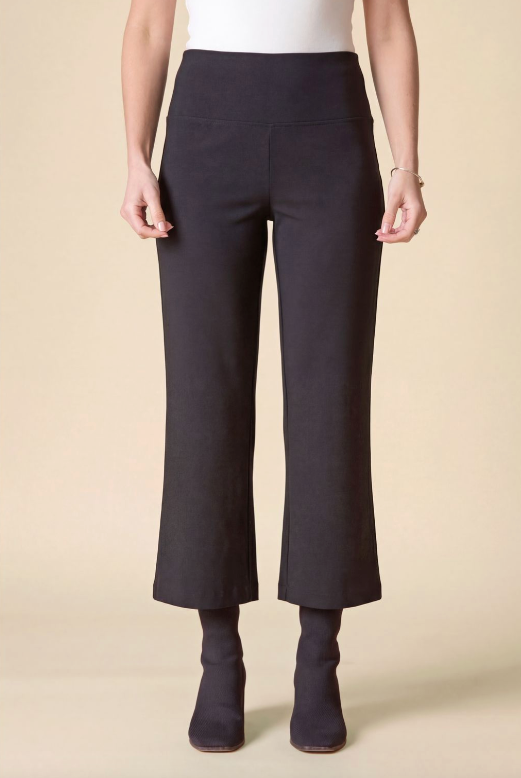 Knit Solid Flood Pant