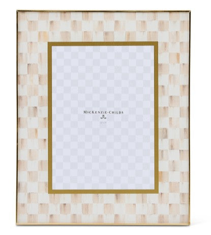 Mocha Check 5x7 Glass Frame
