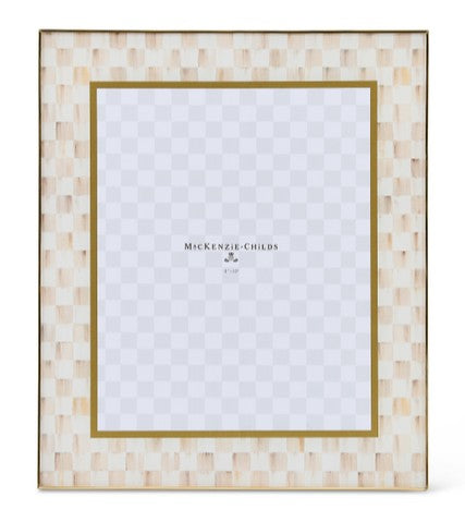 Mocha Check 8x10 Glass Frame