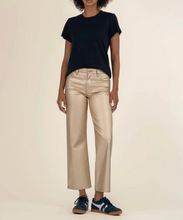 Charlotte Gold High Rise Wide Leg Jean
