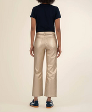 Charlotte Gold High Rise Wide Leg Jean
