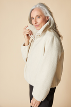 Faux Fur Cocoon Jacket