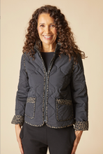 Reversible Print Quilted Puffer Coat