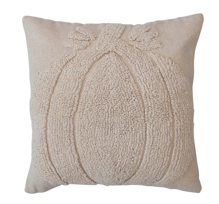 Pumpkin Tufted Pillow