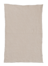 Natural Stonewashed Cotton Waffle Weave Tea Towel