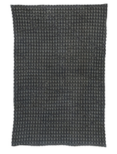 Charcoal Stonewashed Cotton Waffle Weave Tea Towel