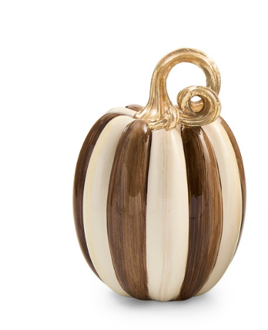 Chocolate Stripe Petite Pumpkin