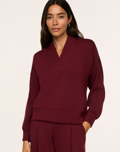 Airessentials V-Neck Long Sleeve Top