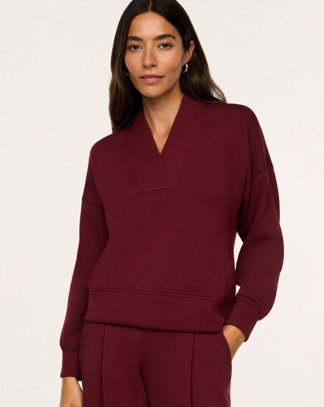 Airessentials V-Neck Long Sleeve Top