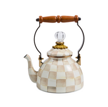 Mocha Check 1qt Tea Kettle