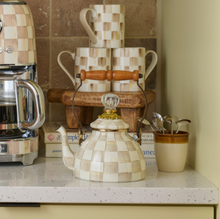 Mocha Check 1qt Tea Kettle