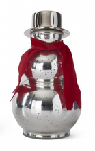 8" Silver Mercury Glass Snowman