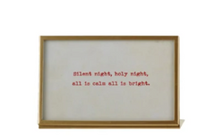 Silent Night Holy Night Print