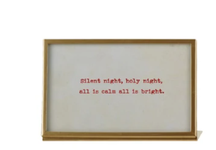 Silent Night Holy Night Print