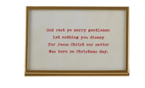 God Rest Ye Merry Gentleman Print