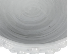 White Terra Cotta Raised Dot Bowl
