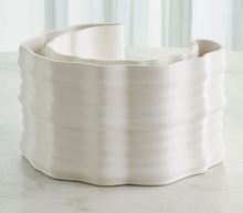 Crescent Vase-Matte White, Large