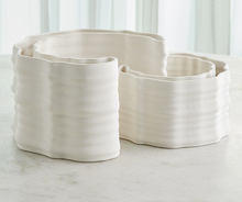 Crescent Vase-Matte White, Large