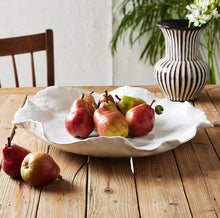 WHITE FREE FORM BOWL, LARGE