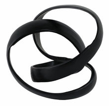 Aluminum Knot Sculpture, Black