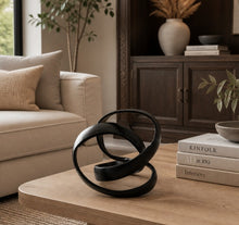Aluminum Knot Sculpture, Black