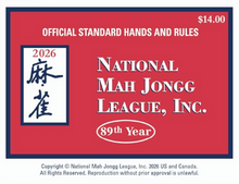 2026 National Mah Jongg League Standard Card