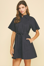 Button Down Mini Dress