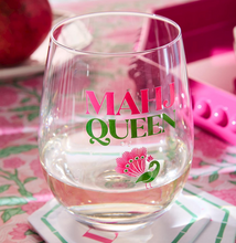 Mahj Queen Stemless Wine Glass