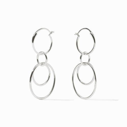 Simone 3 in 1 Silver Earring