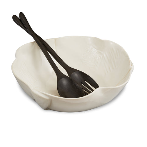 Large Salad Bowl-Simply White